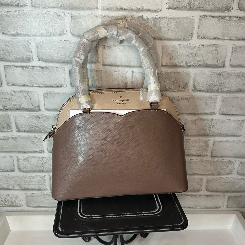 Kate Spade Two-Tone Brown Satchel